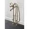 Kingston Brass CCK246K3 Freestanding Clawfoot Tub Faucet Package with Supply Line, Antique Brass CCK246K3 - alternate 3